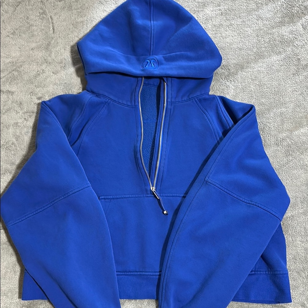 Lululemon Blue Hoodie Half-Zip